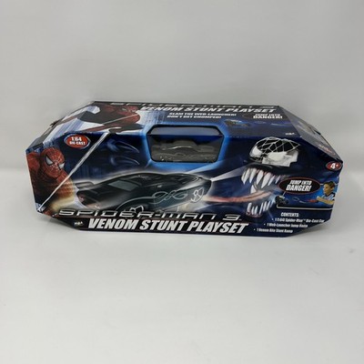 2006 MGA Entertainment Spider-Man 3 Venom Stunt Playset Diecast Car New