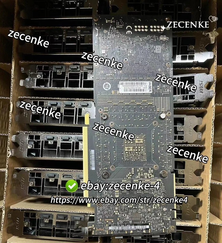 RTX 2080 Ti MSI Geforce Aero 11GB GDDR6 Graphics Card nvidia - Image 2 of 4