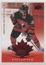 2021 Upper Deck Team Canada Juniors Exclusives 116/250 Denton Mateychuk #31 0g4