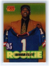 1995 Pinnacle Sportflix Tyrone Wheatley RC #126 Rookie Card NFL New York Giants. rookie card picture