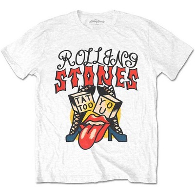 Men's Rolling Stones Tattoo You Ii T-shirt Medium White