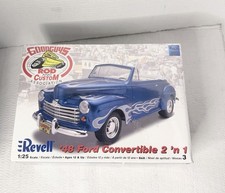Revell 48 Ford Convertible 2 N 1 Kit 85-2047 Factory Sealed 125 Scale Revell 48 Ford Convertible 2 N 1 Kit 85-2047 Factory Sealed 125 Scale