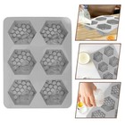  3 STÜCKE 6 Hohlräume 3d Biene Bienenwabe Seife Form Silikon Backform Kuchen Pan