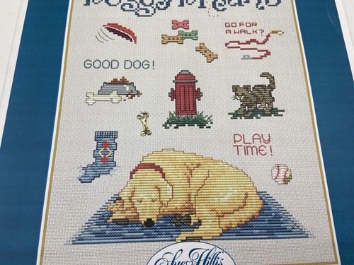 Sue Hillis Designs Doggy Dreams Counted Cross Stitch Pattern With Charms - Picture 2 of 4