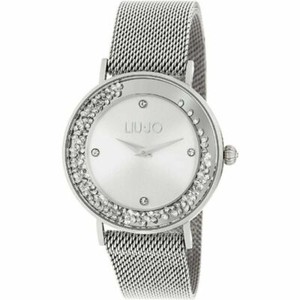 Liu Jo TLJ1341 36mm Cassa Argento in Acciaio, Cinturino Argento in Acciaio, Orologio da Donna