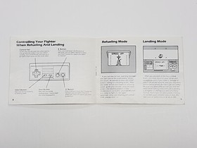 Top Gun Authentic Original NES Nintendo Manual Only *wear