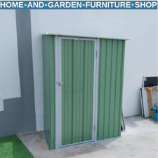 Outdoor Steel Storage Shed Garden Tool Shed with Lockable Door for Backyard Use