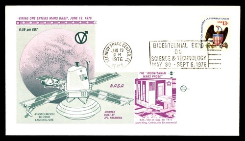 Mayfairstamps US 1976 Viking 1 Enters Mars Orbit NASA Cover aar_90603