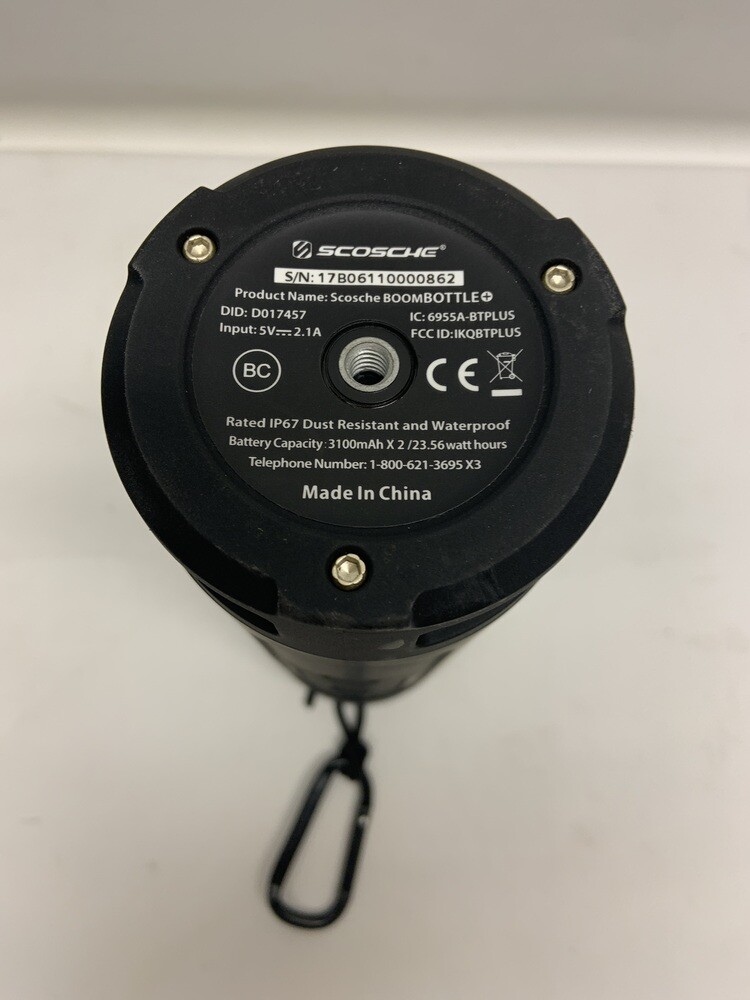 SCOSCHE BOOMBOTTLE+ H20 SPEAKER