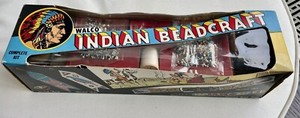 Vintage # 306 WALCO TOY CO. Indian Bead Craft LOOM KIT IN BOX 1935 JEWELRY