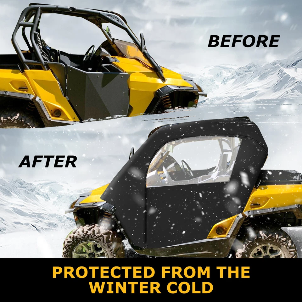 Soft Door+Rear Panel Enclosure For Can-Am Commander 800+1000 2011-2020 - Image 3 of 4