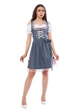 0198 Dirndl Oktoberfest German Austrian Dress Sizes: 32.34.36.38.40.42.44.