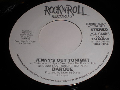 Darque - Jenny's Out Tonight 45