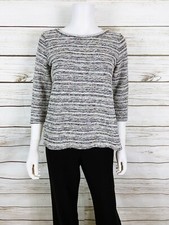 Ann Taylor Loft Womens Knit Sweater Size XS Multicolor 3/4 Sleeve Pullover