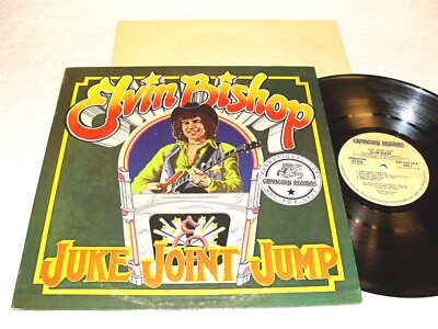 Elvin Bishop ''Juke Joint Jump'' 1975 Rock LP, Nice EX!, Original Capricorn, Promo