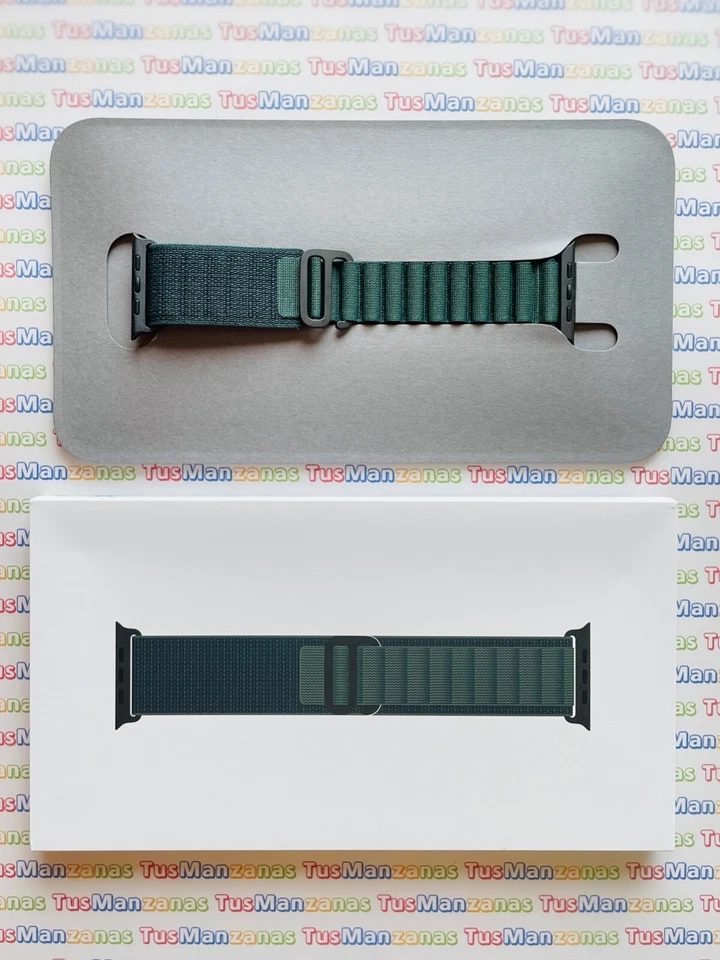 CORREA ORIGINAL APPLE WATCH ALPINE LOOP VERDE / NEGRO S ULTRA 3 2 SERIES 11 46mm - Imagen 4 de 4