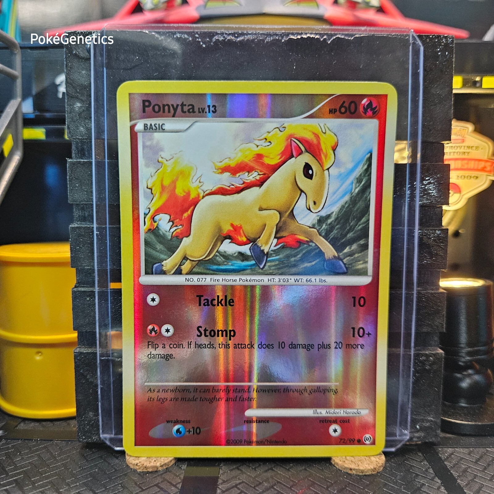 Ponyta Arceus Reverse Holo Pokémon TCG 72/99 Platinum Common