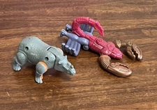 1997-98 Beast Wars Hasbro Takara Transformer Lot Of 2 Happy Meal Action figures