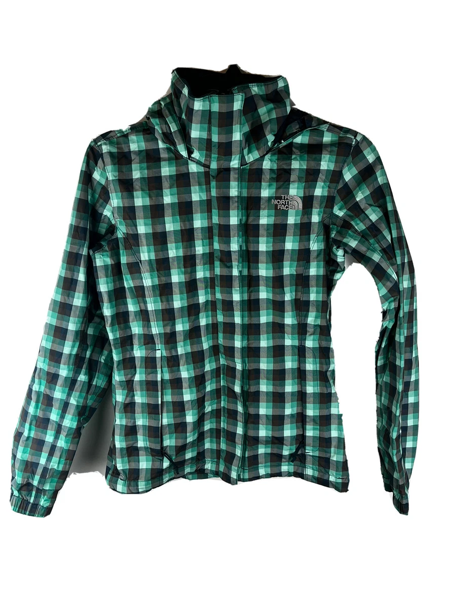 Women's plaid sale rain jacket