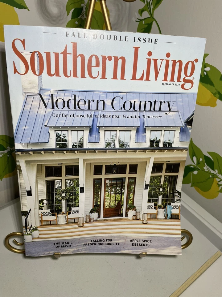Thomas Rhett Lauren Akins Southern Living September 2023 Double Magazine Foto 2 de 2