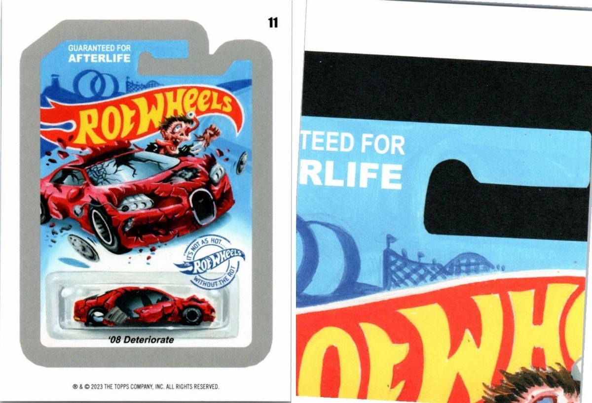 ヨーヨーリクリエーション CAP WAS INEXPLICABLE 2023 Wacky Packages ALL NEW SERIES SILVER PARALLEL LIMITED CARD 11