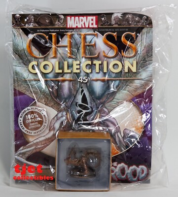 Eaglemoss Marvel Chess Collection No. 45 Brood Pawn & Magazine 2015 New