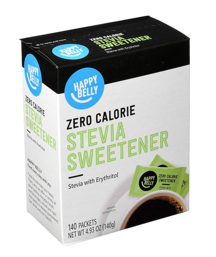 Amazon Brand - , Zero Calorie Stevia Sweetener Powder, 140 Packet, 4.93 Ounce (P - Picture 11 of 12
