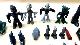 Lego Bionicle Part Glatorian Skrall (8978) Scrawl (7136) can & Instructions Tech