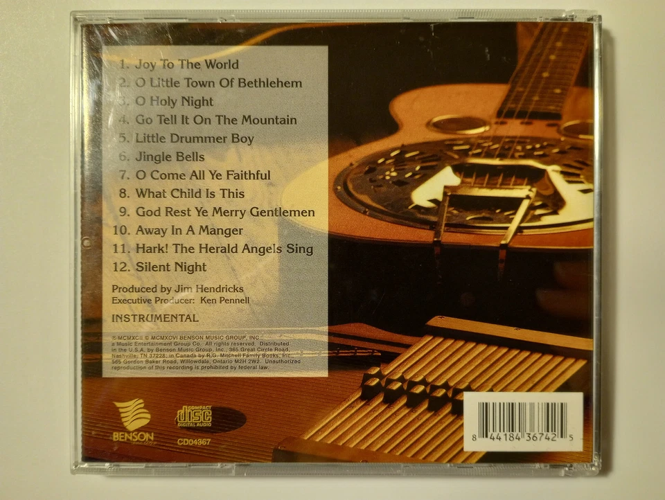 CD B Smoky Mountain Handcrafted Series Christmas Jim Hendricks 1992 Benson Music Foto 2 de 3