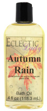 Autumn Rain Bath Oil - Scented Body Oil - Relaxing  Moisturizing Bathing Oil