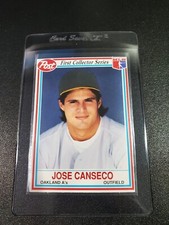 1990 Post Cereal FIRST COLLECTOR SERIES #16 Jose Canseco -Very nice! Oakland A's