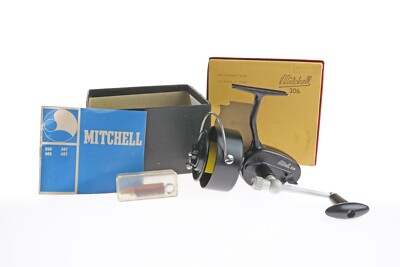 VINTAGE GARCIA MITCHELL 306 SPINNING REEL MADE IN FRANCE WORKS AS IT