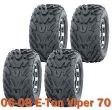 2006-2008 E-ton Viper 70 Atv Complete Set Of Tires 16x8-7 4pr