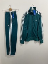 Adidas Originals Classics Firebird Tracksuit Legacy Teal White Size 2XL