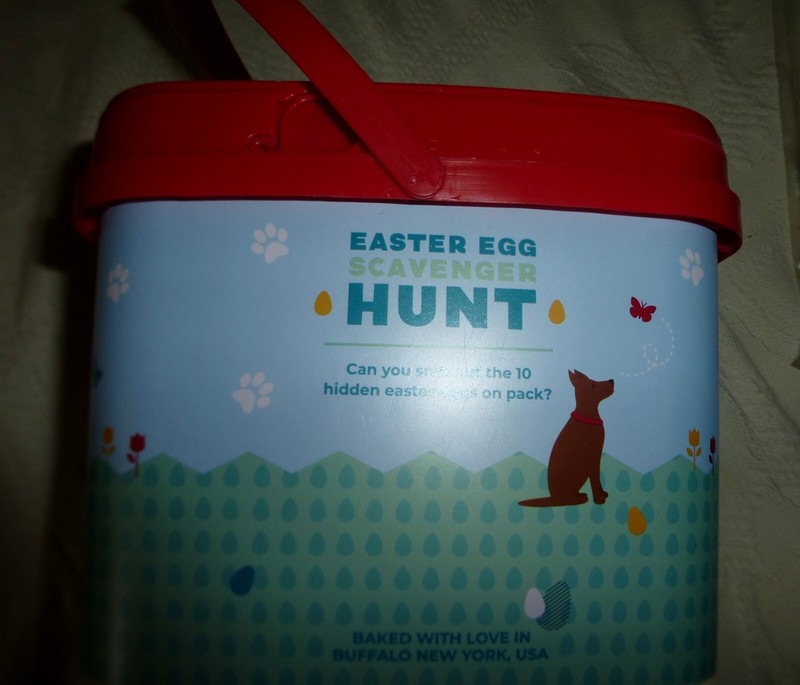 Milk-Bone Original Dog Treats Biscuits~24 oz Handled Box Basket~Easter EGG HUNT