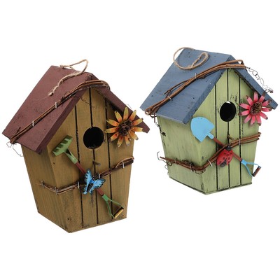 2 Pcs Vogelhäuschen Deck Vogelhaus Für Vogelliebhaber Kind