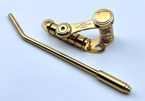 LES TREM II Vibrato Guitar Tremolo Bridge Gold Tailpiece Fit duesen Les Paul