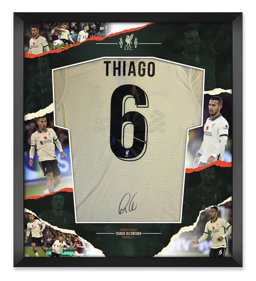 Thiago Alcantara Signed Liverpool F.C. Shirt Jersey Private