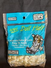 Maxi Doll Hair Blonde Covers Natural Look Made In USA New Style M8502