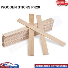 Wooden Paint Stir Sticks 300 x 25mm Plain Paint Paddles for Mixing Paint 20 pack