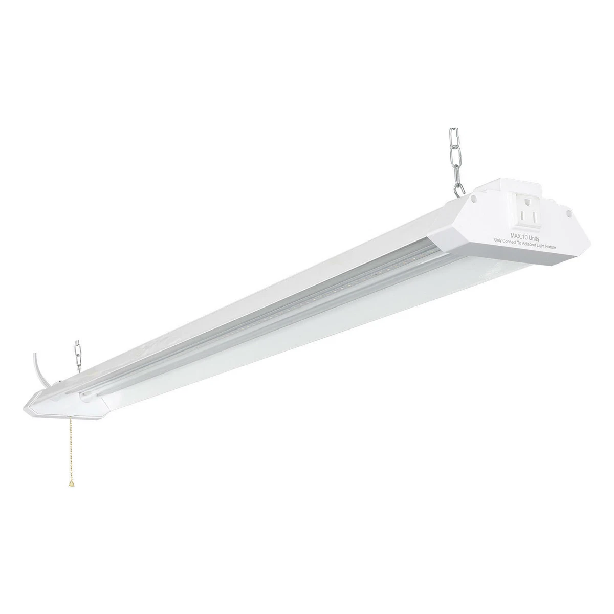 Honeywell Hanging Chain LED 4 Ft Linkable Shop Garage Plug In Light