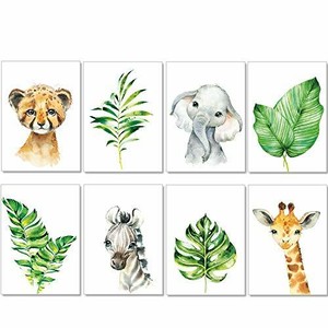 Artpin Eu De 8 Posters Pour Chambre Bebe D Enfant Din Sans Cadre Ebay