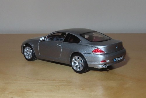 1/43 2005 BMW 6-series Coupe E63 Kyosho silver diecast model car 80420153279 - Picture 4 of 7