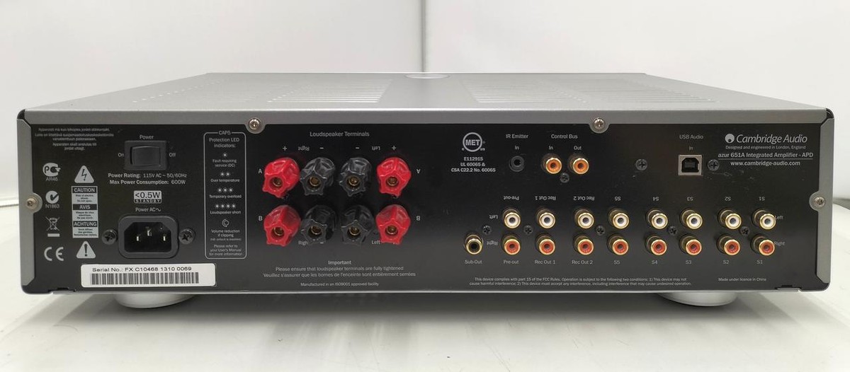 Cambridge Audio AZUR651A　プリメインアンプ CAMBRIDGE AUDIO AZUR651A Integrated Amplifier Condition: Good
