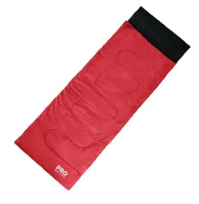 Pro Action Red Envelope Lightweight 200GSM Sleeping Bag 180 x