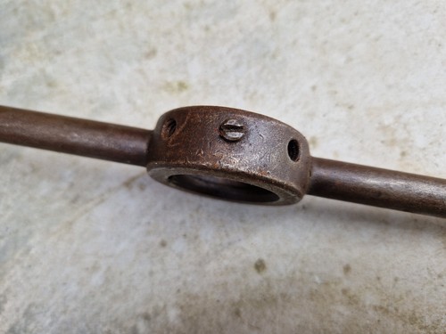 3 x Vintage Schneideisen Lagerhalter / Gewindebohrerschlüssel Maschinist Werkzeug - Bild 16 von 18