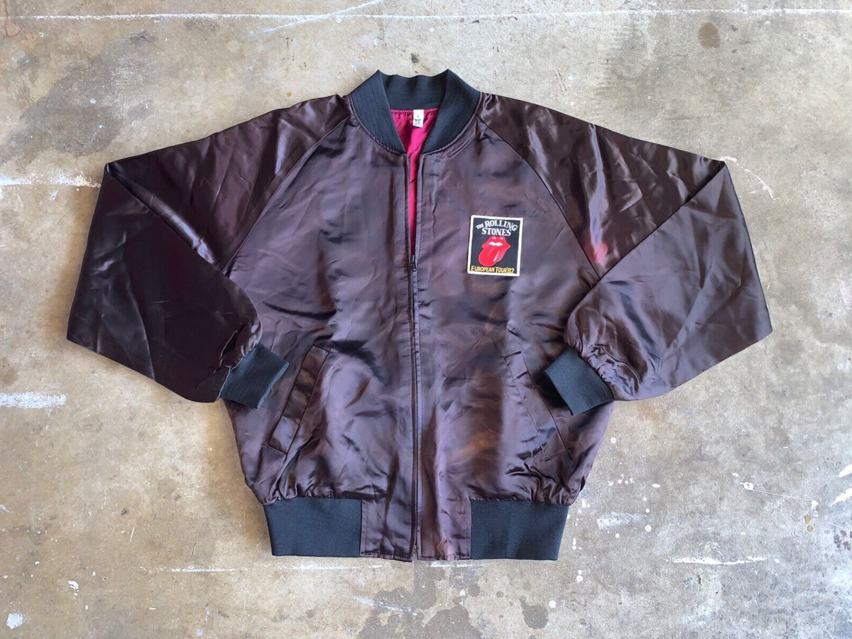 RARE 1982 EUROPEAN TOUR VINTAGE 80s THE ROLLING STONES BAND BOMBER