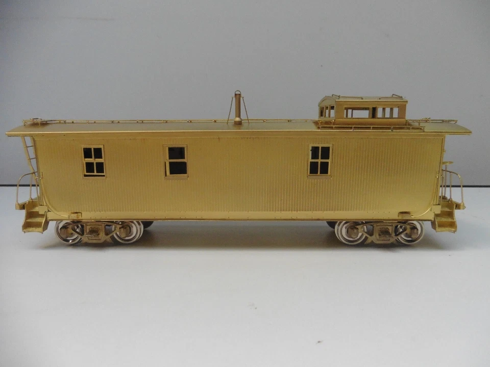 OMI Overland NYC New York Central Wood Caboose unlackiert Spur 0 - Bild 3 von 4