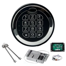 Electronic Safe Lock Replacement Mesa MSL500 with Solenoid Lock & Override 2 Key
