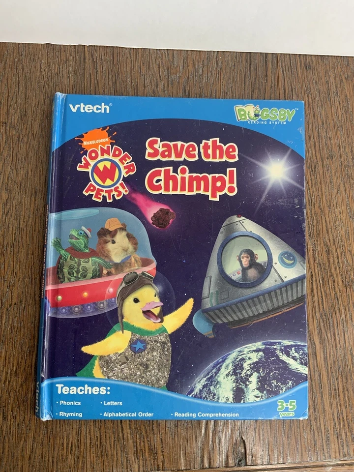 Vtech Bugsby Reading System Book Wonder pets Save the Chimp Hardcover Book - Image 2 of 3